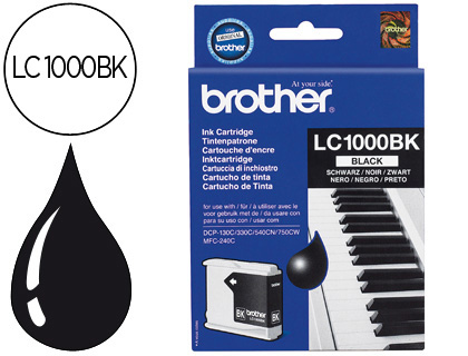 TINTEIRO BROTHER LC-1000BK PRETO