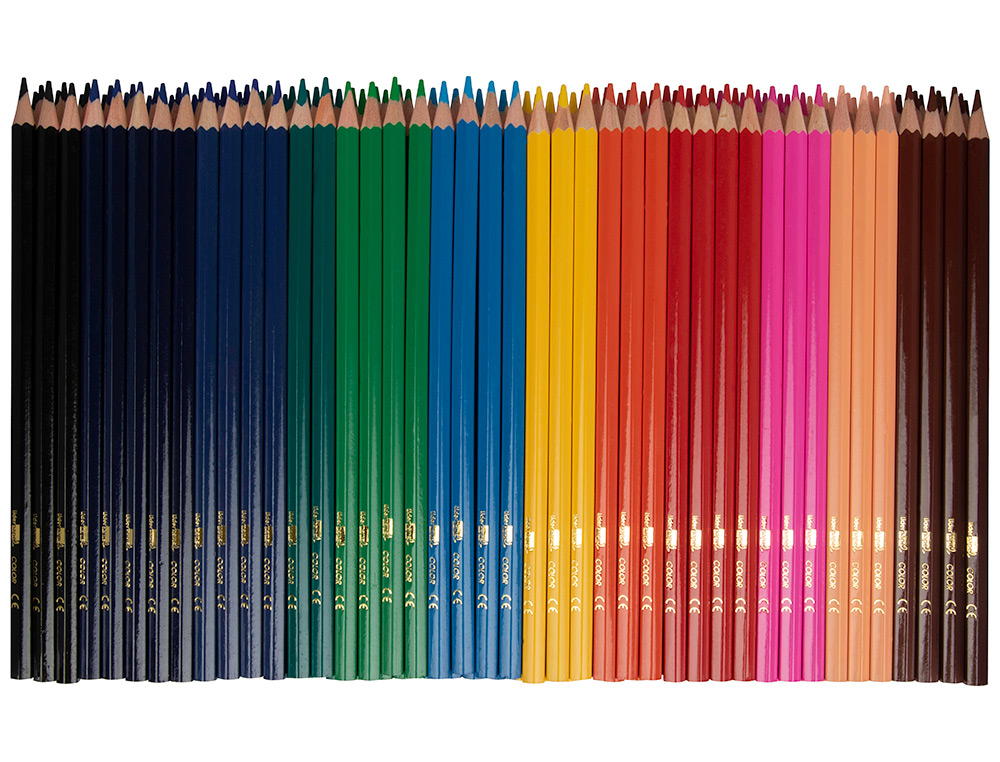 LAPIS DE COR LIDERPAPEL SCHOOL 144 UNIDADES 12 CORES X 12 UNIDADES