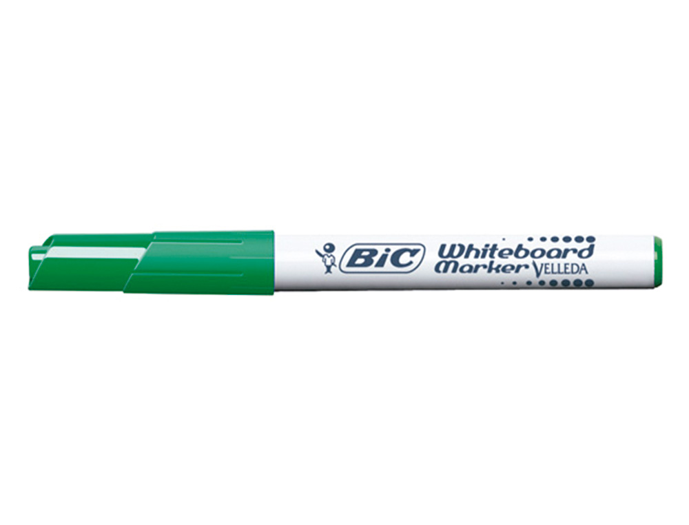 MARCADOR BIC VELLEDA PARA QUADRO BRANCO - VERDE PONTA REDEONDA