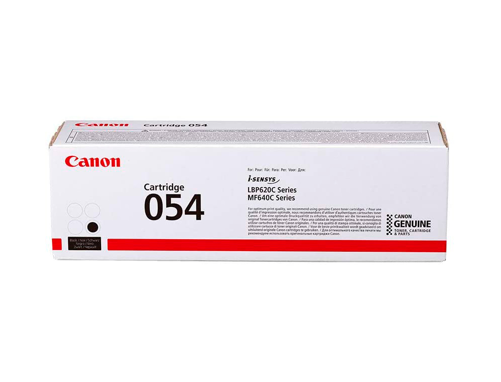 TONER CANON 054 LBP622 / MF641 / I-SENSYS LBP621 / 623 / 641 / 643 / 645 / 622 PRETO 1500 PAGINAS