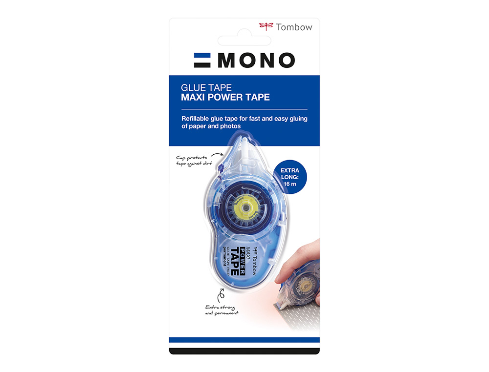 FITA ADESIVA TOMBOW MAXI POWER TAPE PERMANENTE 8,4 MM X 16 M