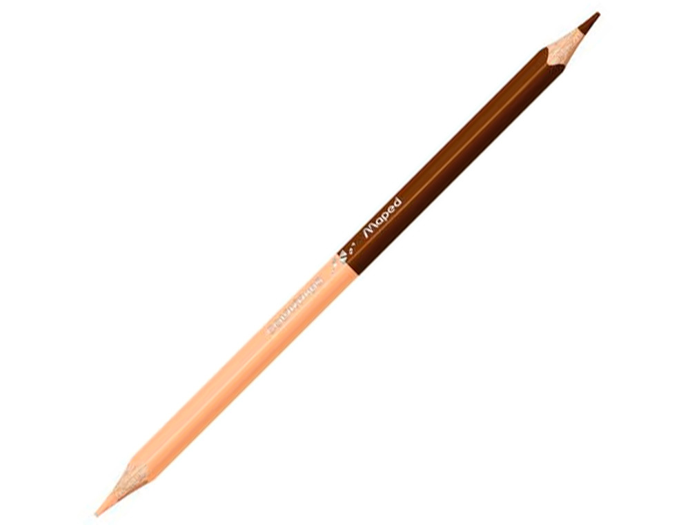 LAPIS DE COR MAPED COLOR PEPS WORLD CAIXA DE 12 CORES SORTIDAS + 3 DUO TONS DE PELE