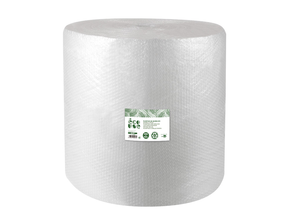 PLASTICO COM BOLHAS LIDERPAPEL ECOUSE 1X50M 30% DE PLASTICO RECICLADO