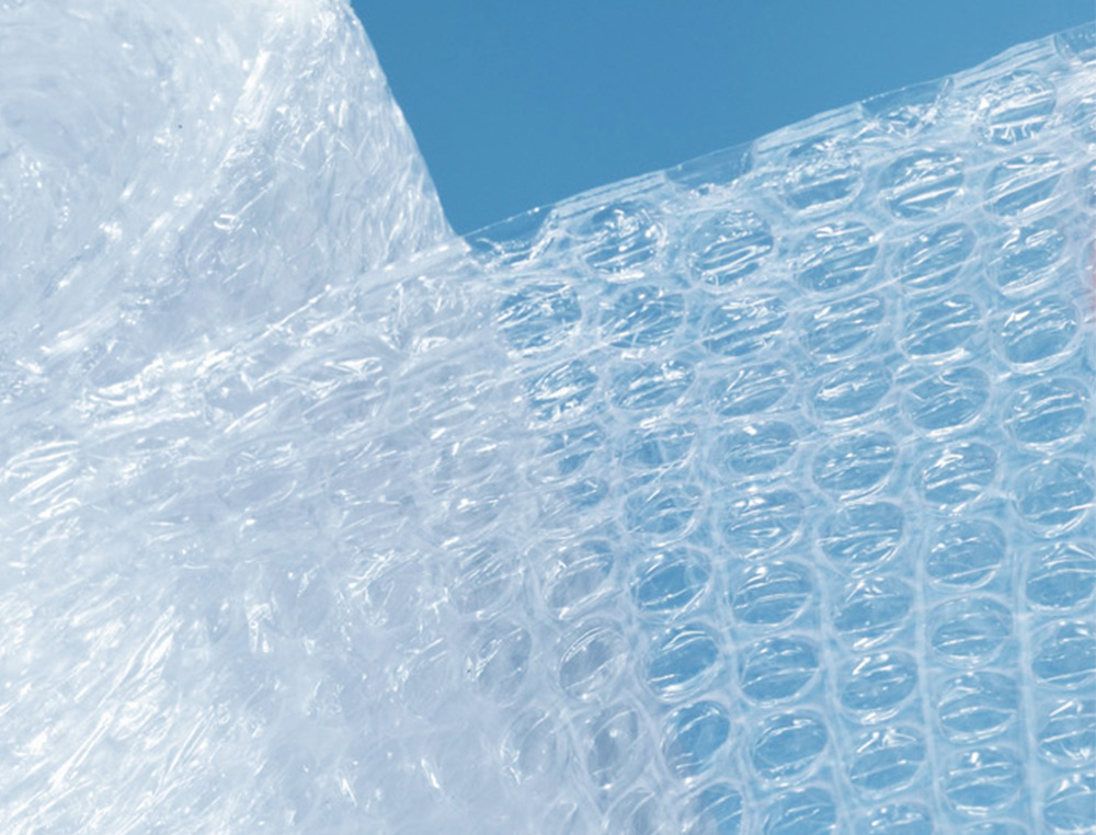 PLASTICO COM BOLHAS LIDERPAPEL ECOUSE 1X50M 30% DE PLASTICO RECICLADO