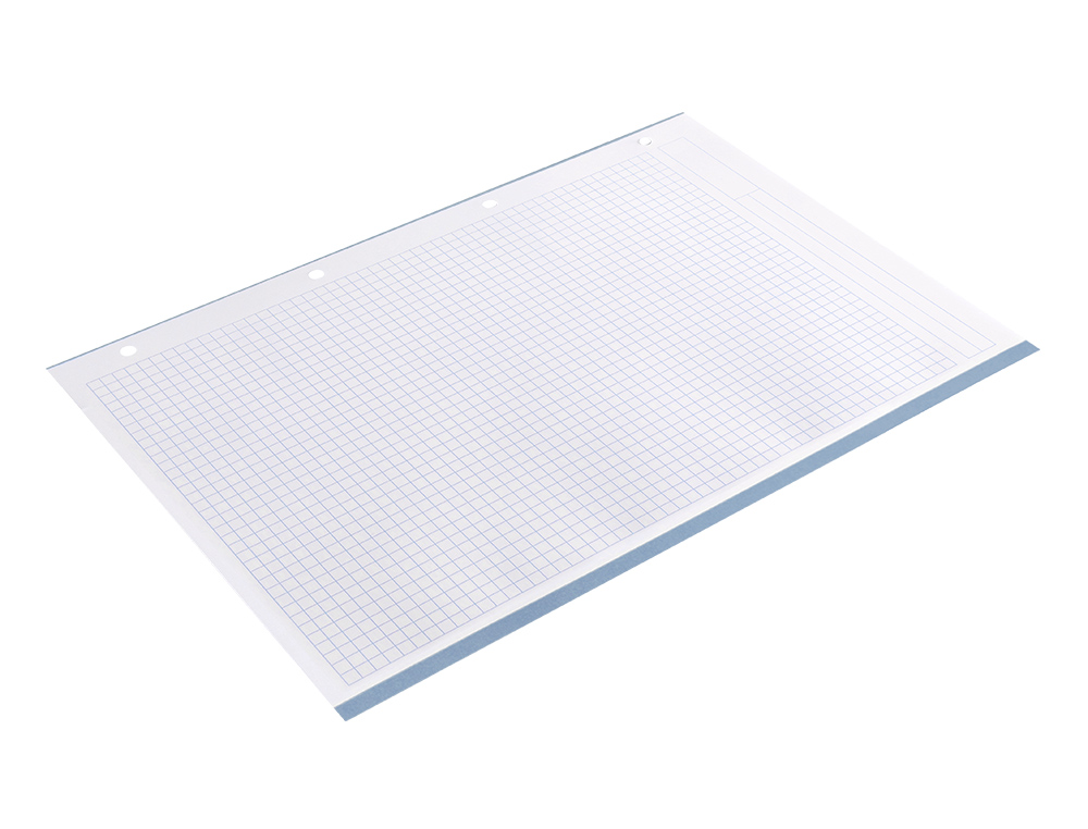 RECARGA LIDERPAPEL A4 200+50 FOLHAS 90 GR QUADRICULA 5 MM 4 FUROS BANDAS DE 5 CORES
