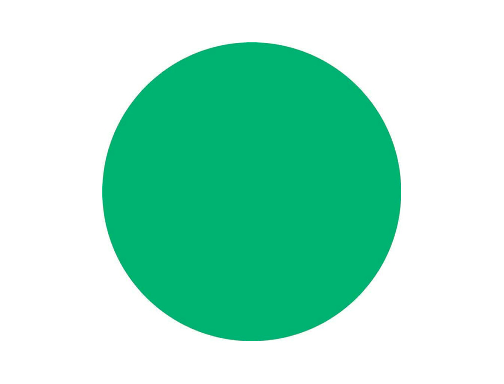 ETIQUETAS ESCOLAR LIDERPAPEL AUTOADESIVAS CIRCULOS 10,5 MM VERDE ROLO DE 6000 UNIDADES EM CAIXA DE CARTAO