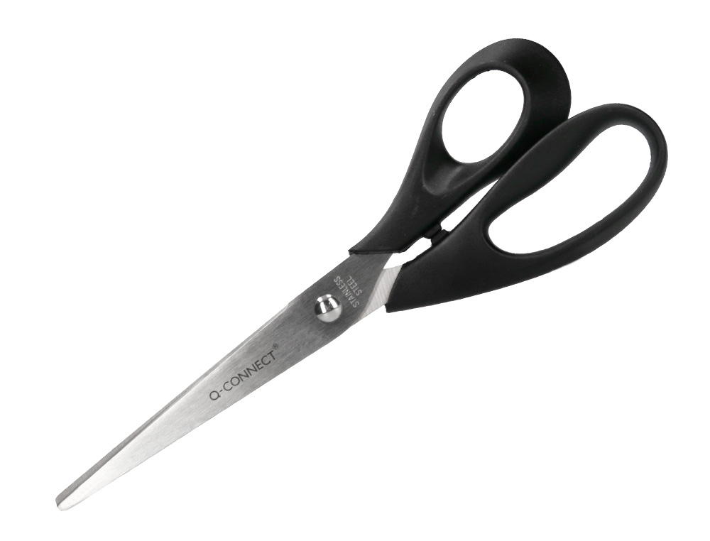 TESOURA PARA ESCRITORIO Q-CONNECT BLISTER 1- 8'' ( 200 MM)