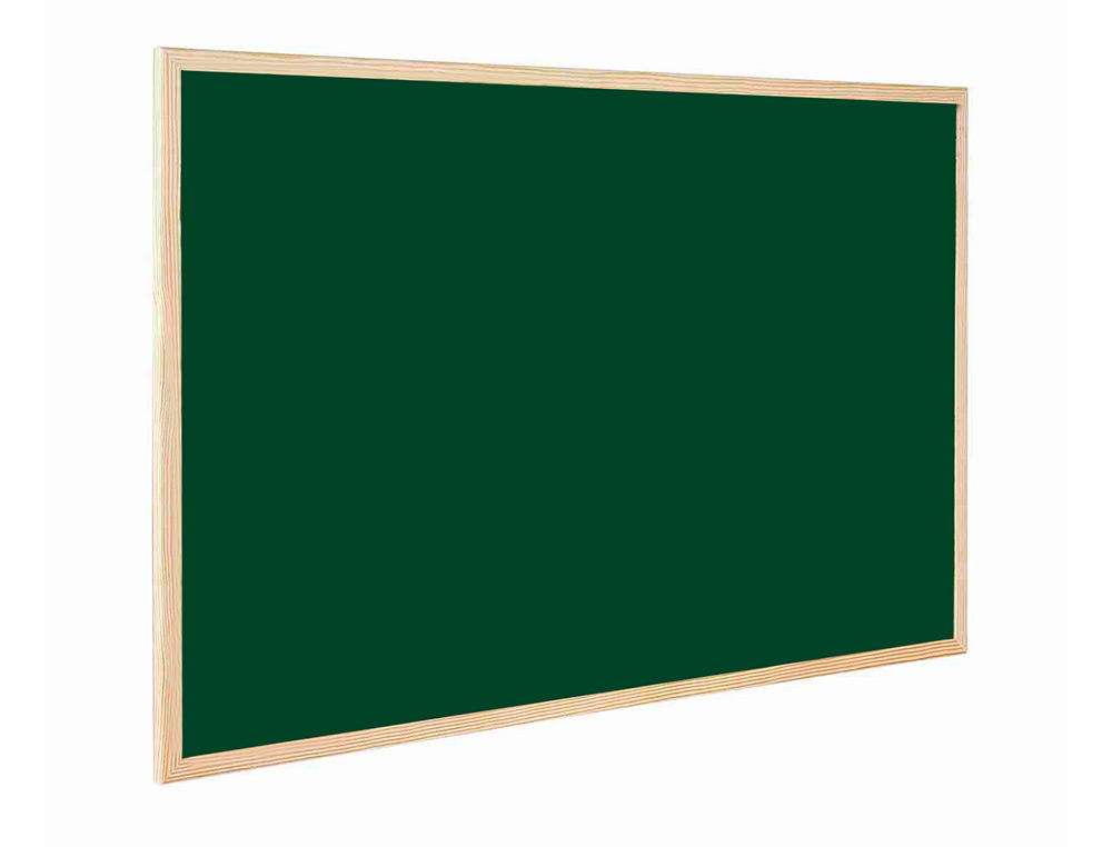 QUADRO VERDE Q-CONNECT GIZ MOLDURA MADEIRA SEM PRATELEIRA 120X90 CM