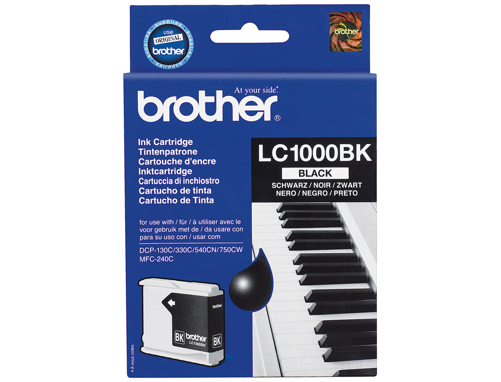 TINTEIRO BROTHER LC-1000BK PRETO