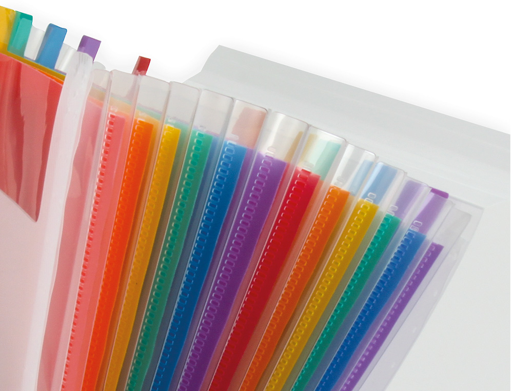 PASTA CLASSIFICADORA COM FOLE LIDERPAPEL POLIPROPILENO DIN A5 TRANSPARENTE