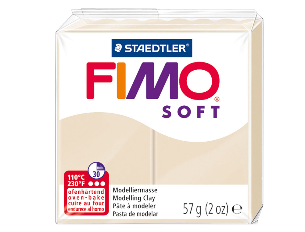 PASTA PARA MODELAR STAEDTLER FIMO SOFT 56 GR COR TERRA