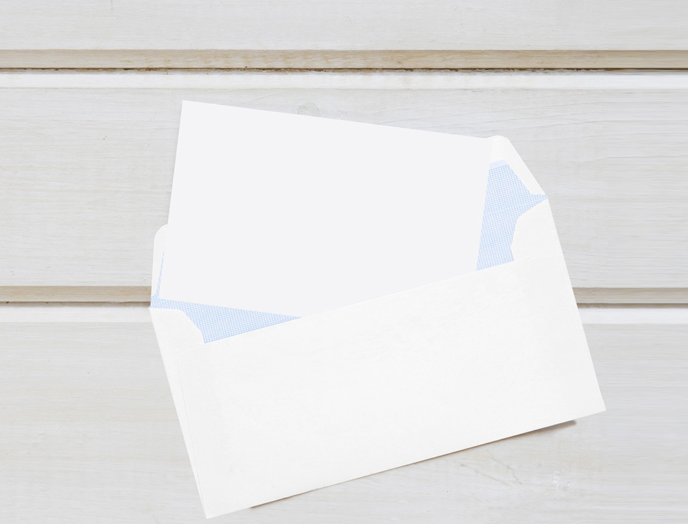 ENVELOPE LIDERPAPEL N.2 AMERICANO BRANCO 110X220 MM TIRA DE SILICONE PACK DE 25 UNIDADES