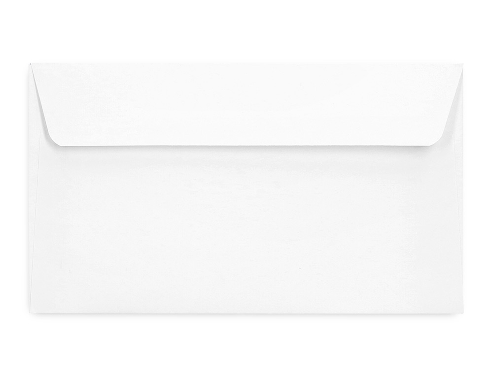 ENVELOPE LIDERPAPEL N.2 AMERICANO BRANCO 110X220 MM TIRA DE SILICONE PACK DE 25 UNIDADES