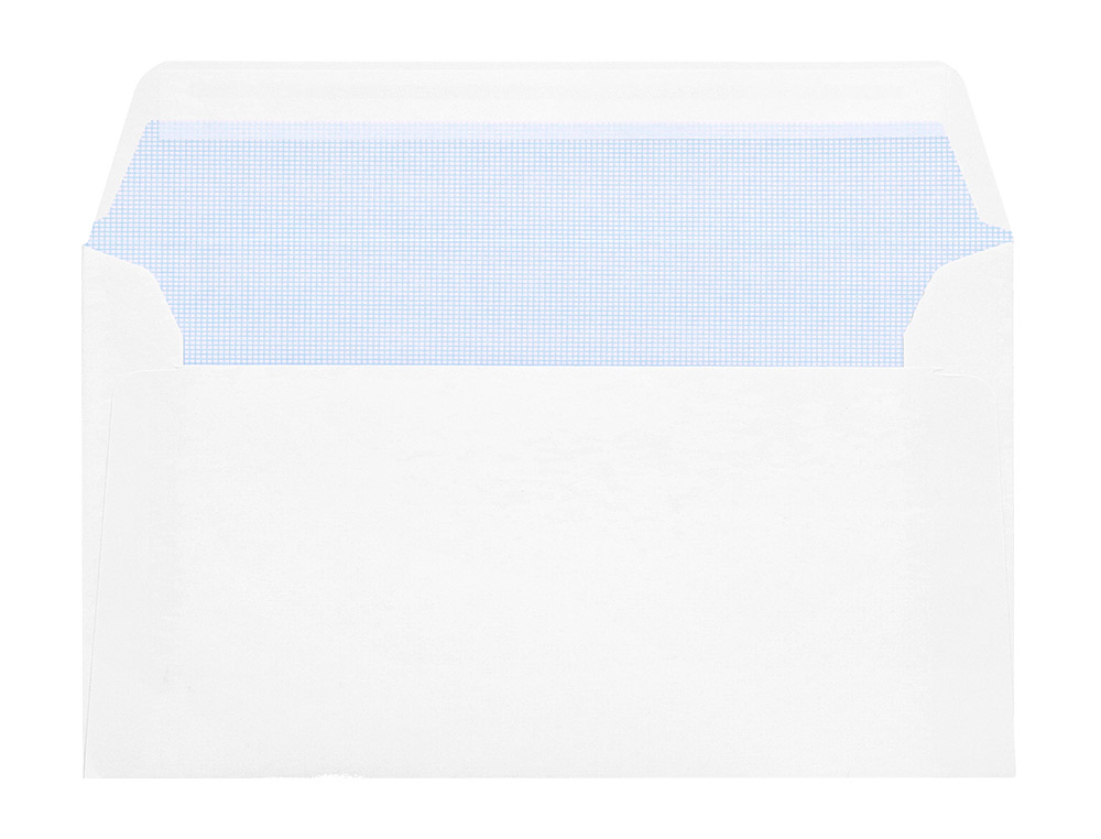 ENVELOPE LIDERPAPEL N.2 AMERICANO BRANCO 110X220 MM TIRA DE SILICONE PACK DE 25 UNIDADES