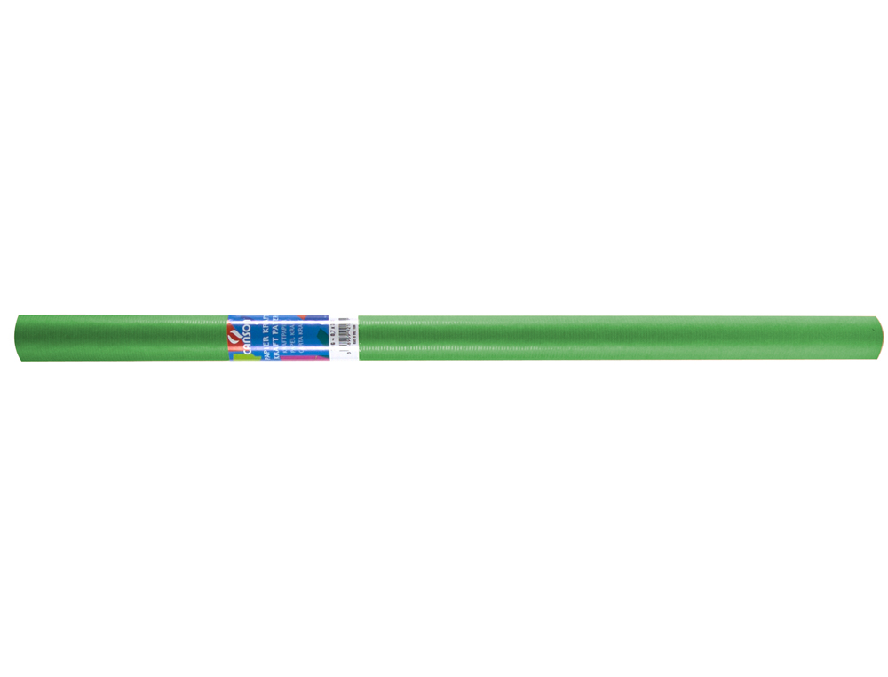 PAPEL KRAFT LIDERPAPEL ROLO VERDE 25X1 MT 65 GR
