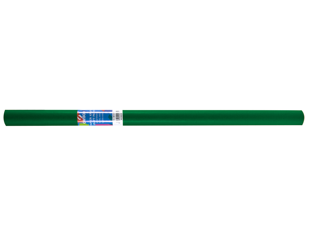 PAPEL KRAFT LIDERPAPEL ROLO VERDE MUSGO 25X1 MT 65 GR